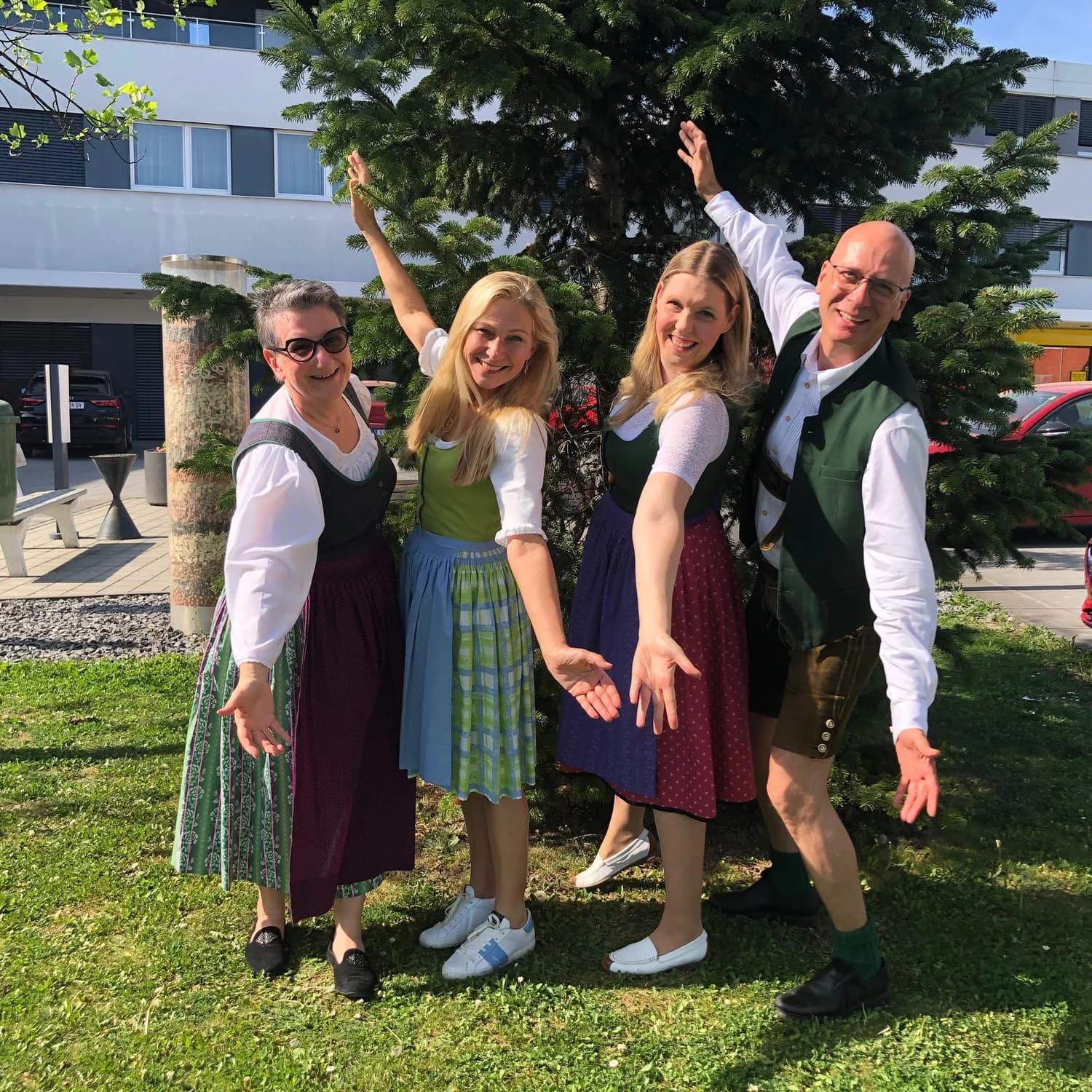 Salterina Quartett in Tracht