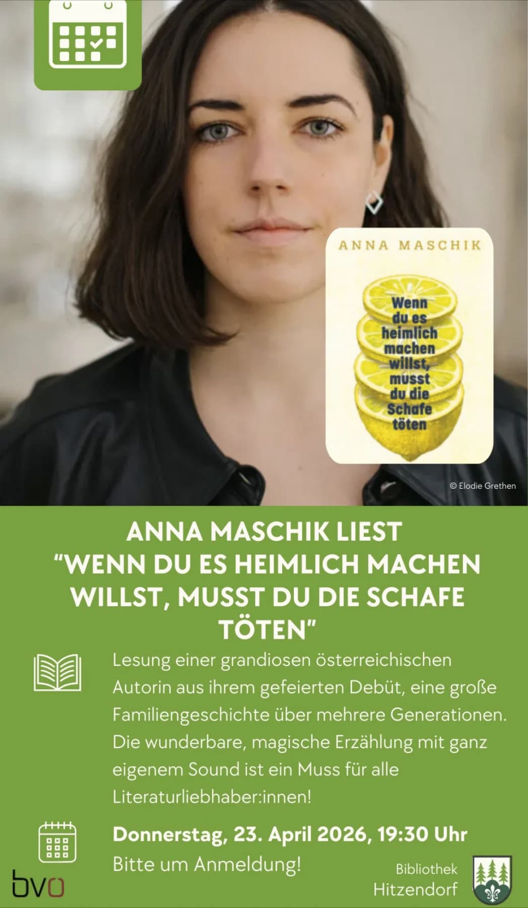 Salterina bei Anna Maschiks Lesung - Bild 1